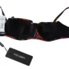 Dolce & Gabbana Women's Elegant Black Bikini Top with Coral Print