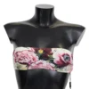 Dolce & Gabbana Women's Multicolor Floral Bikini Top - Elegant Summer Wear