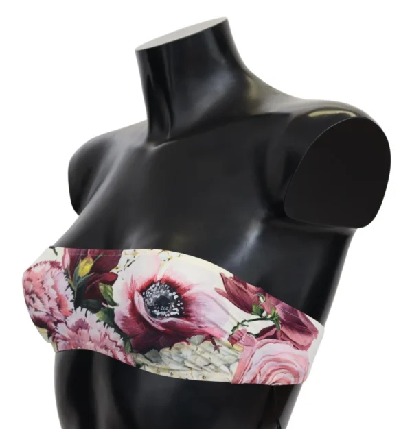 Dolce & Gabbana Women's Multicolor Floral Bikini Top - Elegant Summer Wear