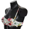 Dolce & Gabbana Women's Elegant Floral Bikini Top  Summer Chic