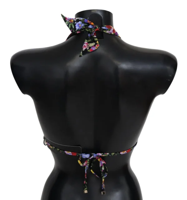 Dolce & Gabbana Women's Chic Floral Printed Bikini Top