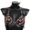 Dolce & Gabbana Women's Chic Floral Printed Bikini Top
