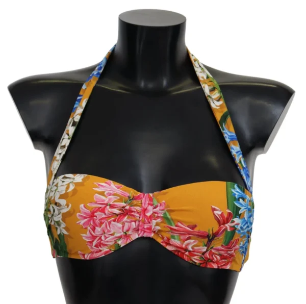 Dolce & Gabbana Women's Sunny Floral Bikini Top - Summer Elegance
