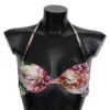 Dolce & Gabbana Women's Floral Elegance Elastic Bikini Top