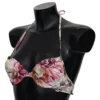 Dolce & Gabbana Women's Floral Elegance Elastic Bikini Top