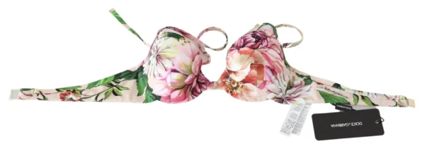 Dolce & Gabbana Women's Floral Elegance Elastic Bikini Top
