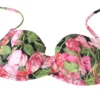 Dolce & Gabbana Women's Elegant Pink Floral Bikini Top
