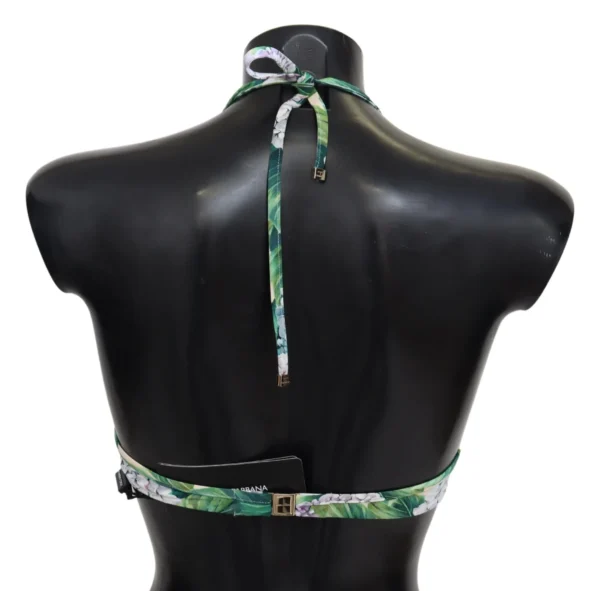 Dolce & Gabbana Women's Chic Floral Bikini Top - Summer Swimwear Delight