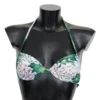 Dolce & Gabbana Women's Chic Floral Bikini Top - Summer Swimwear Delight