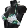 Dolce & Gabbana Women's Chic Floral Bikini Top - Summer Swimwear Delight