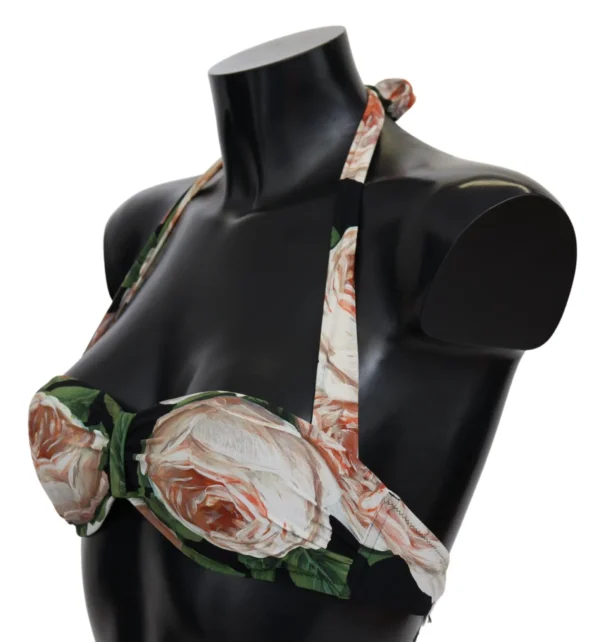 Dolce & Gabbana Women's Floral Elegance Elastic Bikini Top