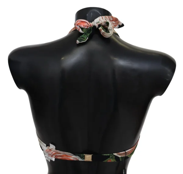 Dolce & Gabbana Women's Floral Elegance Elastic Bikini Top
