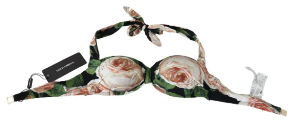 Dolce & Gabbana Women's Floral Elegance Elastic Bikini Top