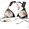 Dolce & Gabbana Women's Elegant Floral Print Bikini Top