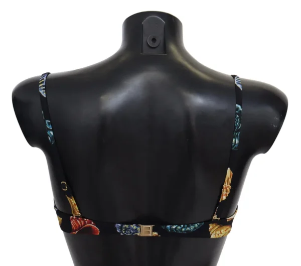 Dolce & Gabbana Women's Chic Seashell-Print Bikini Top
