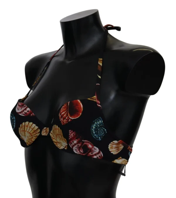 Dolce & Gabbana Women's Chic Seashell Print Bikini Top