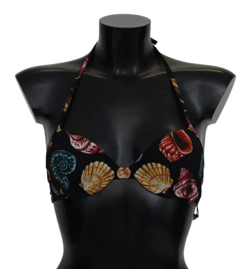 Dolce & Gabbana Women's Chic Seashell Print Bikini Top