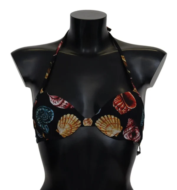 Dolce & Gabbana Women's Chic Seashell Print Bikini Top