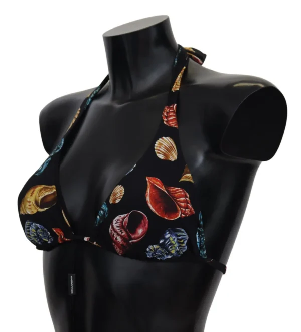 Dolce & Gabbana Women's Seashell Print Chic Bikini Top