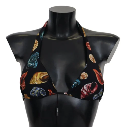 Dolce & Gabbana Women's Seashell Print Chic Bikini Top