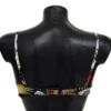 Dolce & Gabbana Women's Elegant Card Deck Bikini Top
