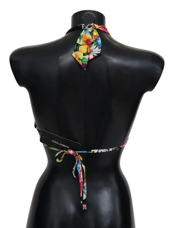 Dolce & Gabbana Women's Vibrant Floral Print Bikini Top
