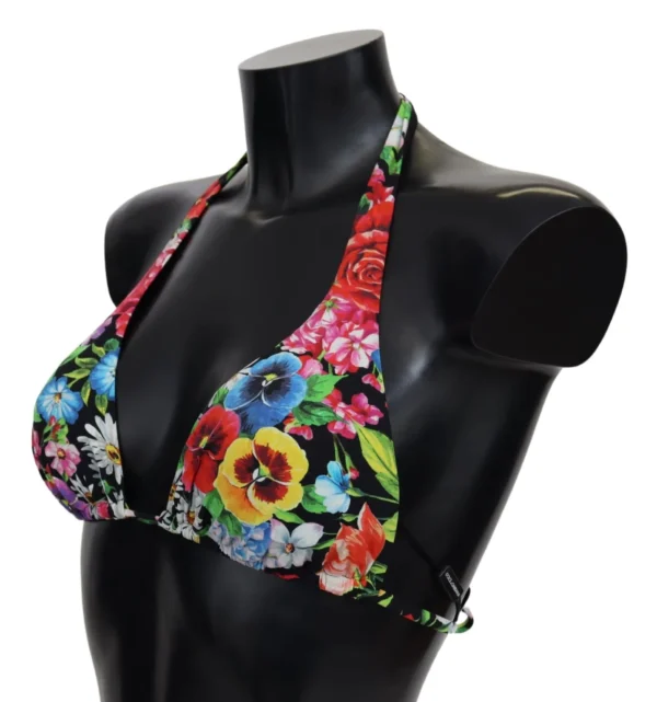 Dolce & Gabbana Women's Vibrant Floral Print Bikini Top