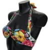 Dolce & Gabbana Women's Floral Elegance High-End Bikini Top