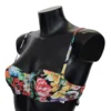 Dolce & Gabbana Women's Elegant Floral Print Bikini Top