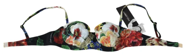 Dolce & Gabbana Women's Floral Elegance Elastic Bikini Top