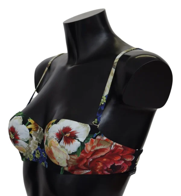 Dolce & Gabbana Women's Floral Elegance Elastic Bikini Top