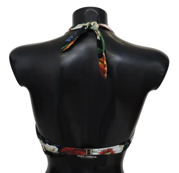 Dolce & Gabbana Women's Chic Floral Print Bikini Top - Summer Elegance