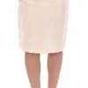 Andrea Incontri Women's Elegant White Floral Pencil Skirt