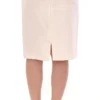 Andrea Incontri Women's Elegant White Floral Pencil Skirt