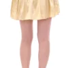 Andrea Incontri Women's Chic Beige Floral Embroidered Mini Skirt