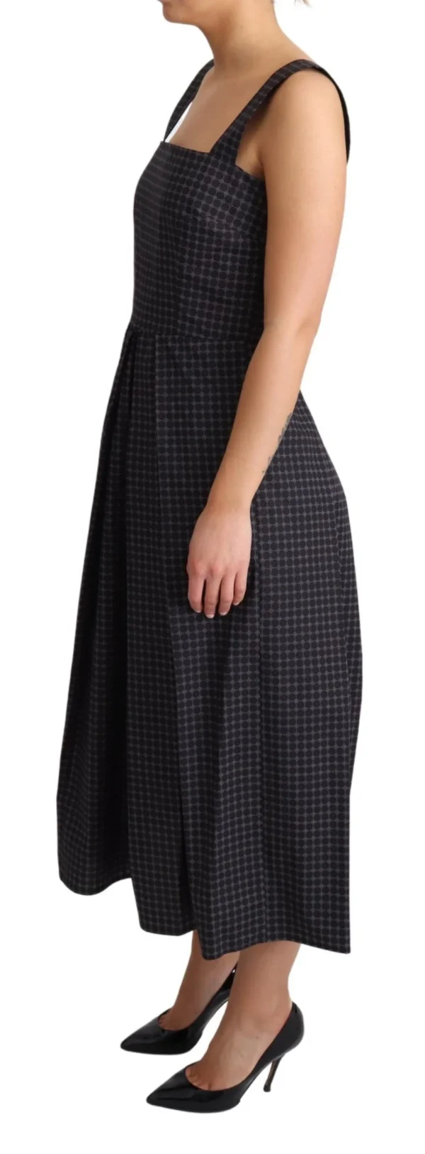 Dolce & Gabbana Women's Elegant Sleeveless A-line Cotton Dress