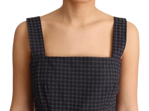Dolce & Gabbana Women's Elegant Sleeveless A-line Cotton Dress