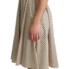 Dolce & Gabbana Women's Elegant Polka Dot Sleeveless A-Line Dress