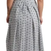 Dolce & Gabbana Women's Elegant Striped Floral A-Line Dress