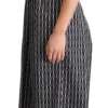 Dolce & Gabbana Women's Elegant Sleeveless Geometric A-line Dress