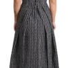 Dolce & Gabbana Women's Elegant Sleeveless Geometric A-line Dress
