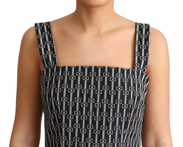 Dolce & Gabbana Women's Elegant Sleeveless Geometric A-line Dress