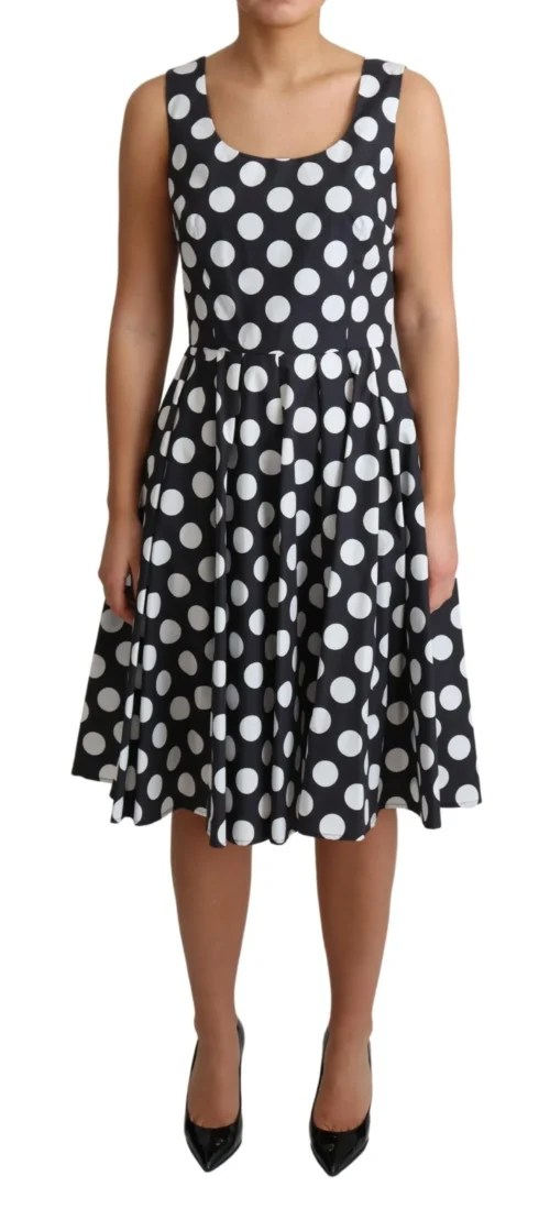 Dolce & Gabbana Women's Polka Dot Sleeveless A-Line Dress