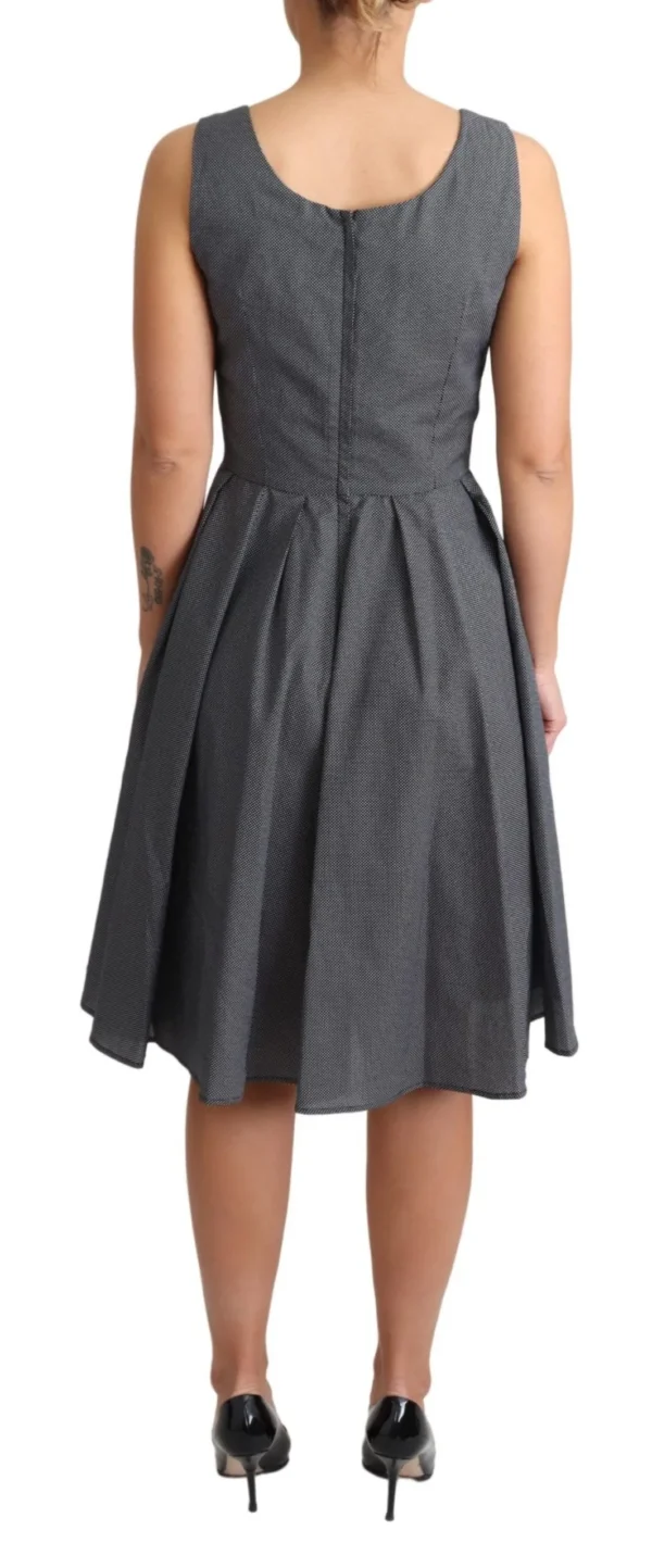 Dolce & Gabbana Women's Elegant Sleeveless Polka Dot A-Line Dress