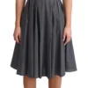 Dolce & Gabbana Women's Elegant Sleeveless Polka Dot A-Line Dress