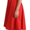 Dolce & Gabbana Women's Elegant Polka Dotted A-Line Sleeveless Dress
