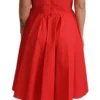Dolce & Gabbana Women's Elegant Polka Dotted A-Line Sleeveless Dress