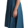 Dolce & Gabbana Women's Blue Polka Dotted Sleeveless A-Line Dress