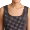 Dolce & Gabbana Women's Elegant Floral A-Line Sleeveless Dress
