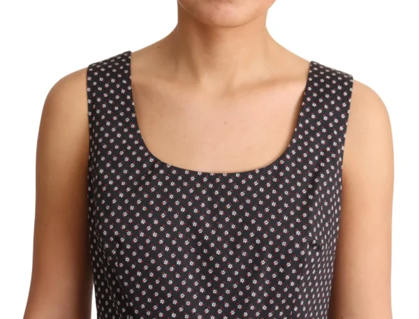 Dolce & Gabbana Women's Elegant Floral A-Line Sleeveless Dress